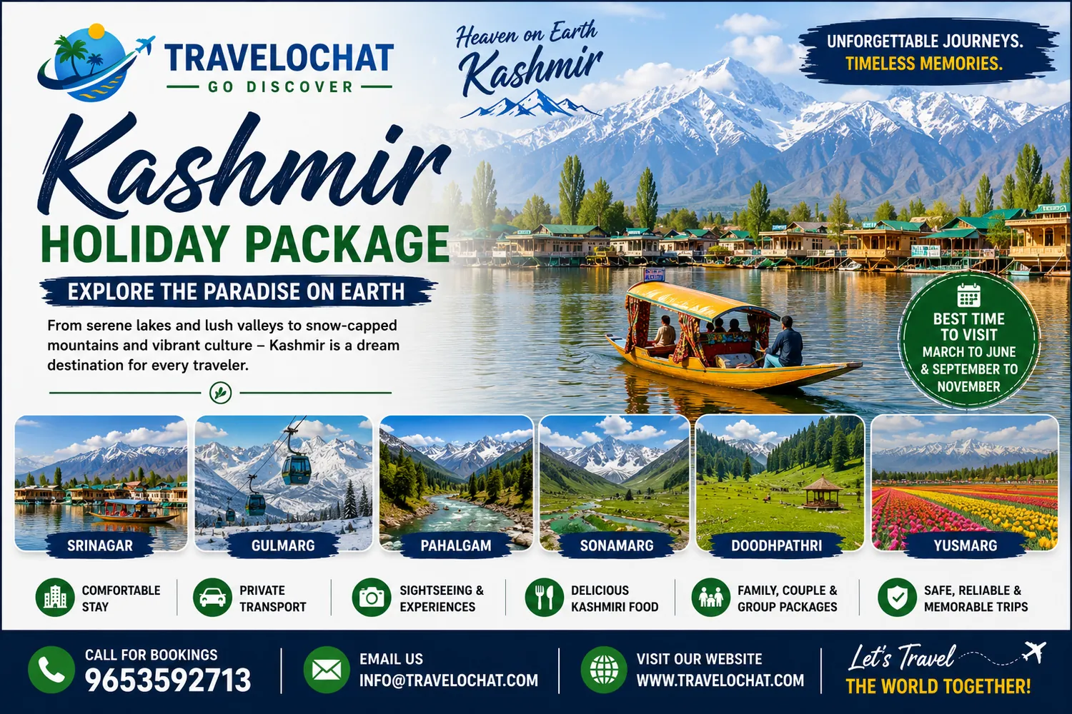 Kashmir Beyond the Postcard: A Complete Guide to Valleys, Lakes, Meadows & Mountain Experiences